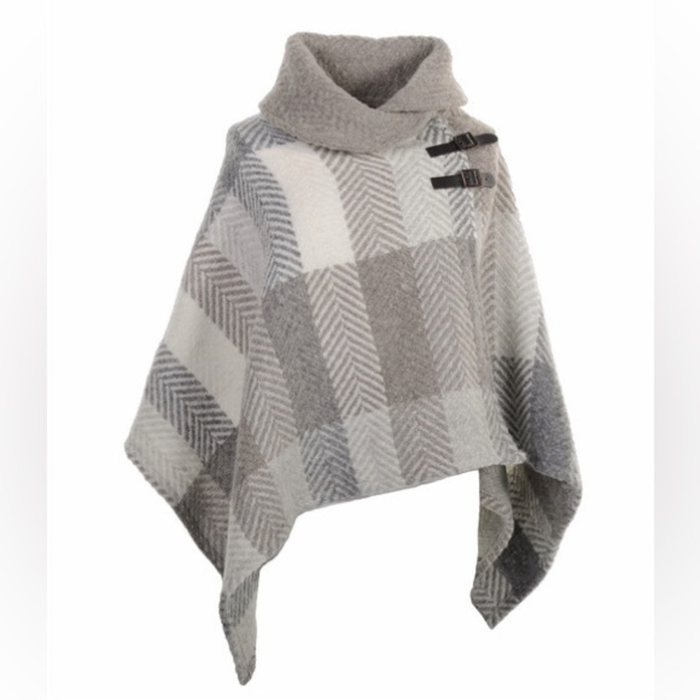JOHN BRANIGAN Weavers Ireland Herringbone Cape Poncho